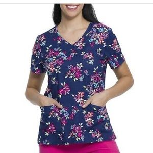 Scrubstar Floral craze scrub top
